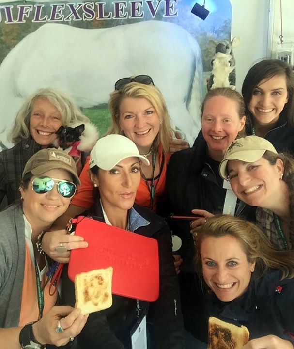 What a great #selfie with Eventing Nation!  Even the Chincilla made it!